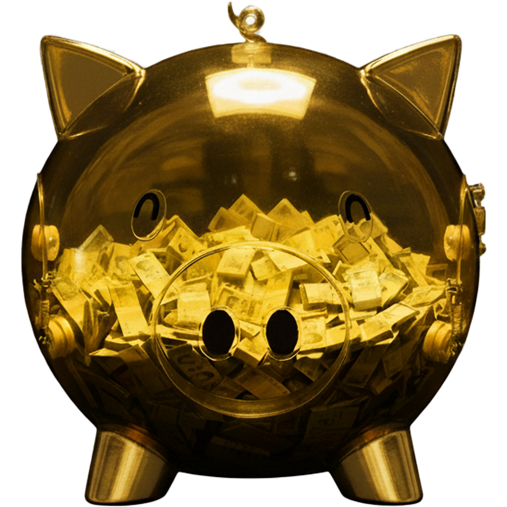 Icona del montepremi di Squid Events, un salvadanaio a forma di maialino